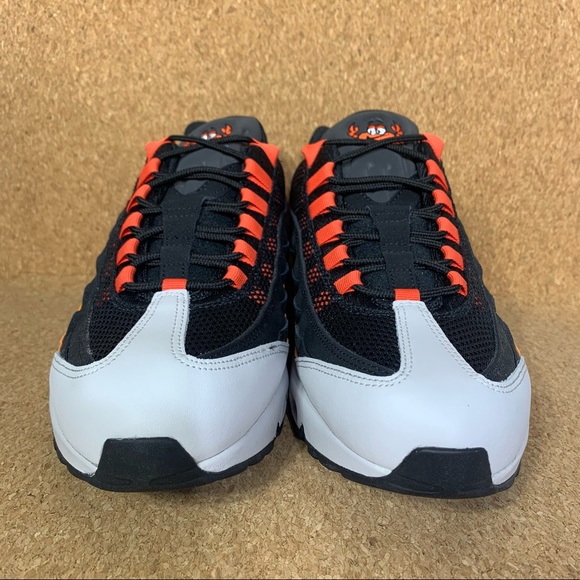 Nike Air Max 95 Baltimore Away Black Team Orange - Picture 4 of 8